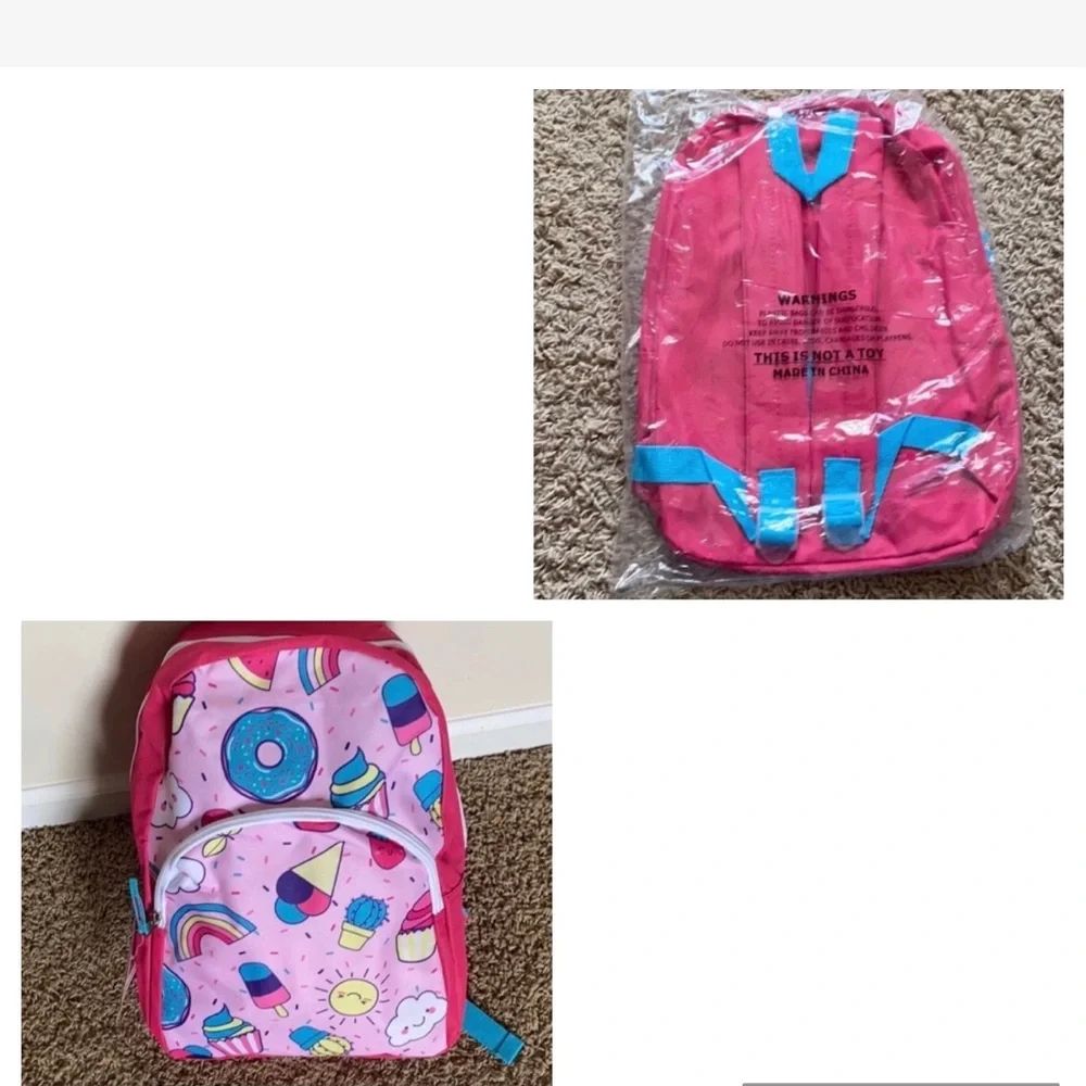 15 inches Girls Printed  Backpack⭐️⭐️⭐️⭐️⭐️ NEW